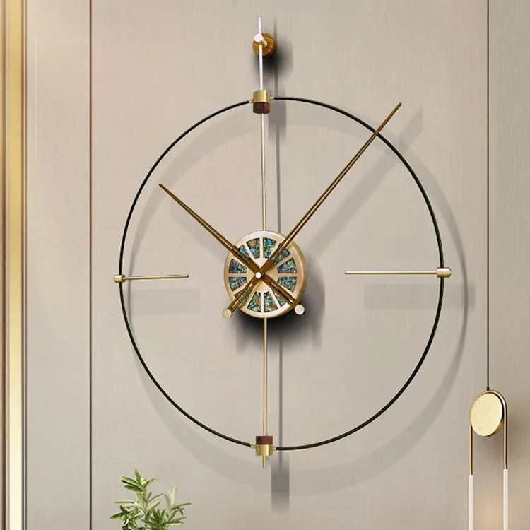 Description Picture 4 of itemModern Wall Clock Large Luxury Wall Watches Aesthetic Silent Clocks Elegant Stylish Bedroom Watch Living Room Home Decoration