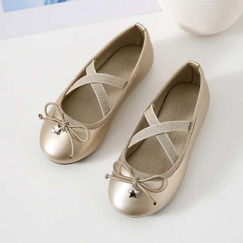 Fashion Baby Girl Princess Shoes Infant Toddler Child Flat Dance Bow Shoes Soft Bottom Spring Autumn Summer Baby
