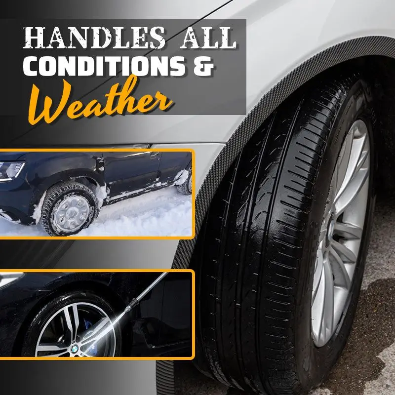 1.5mx3.8cm Fender Flares Car Anti-collision Mudguard Trim Wheel Arch Protection Moldings Universal Wheel Protection Sticke