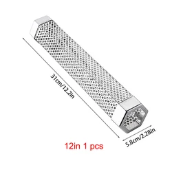 Stainless Steel Hexagon Pellet Smoker Tube (12 Inch)