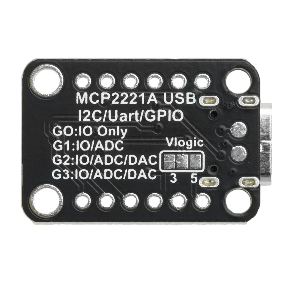 Adafruit Stemma QT Qwiic용 범용 USB to GPIO ADC I2C 모듈 보드, MCP2221A 브레이크아웃