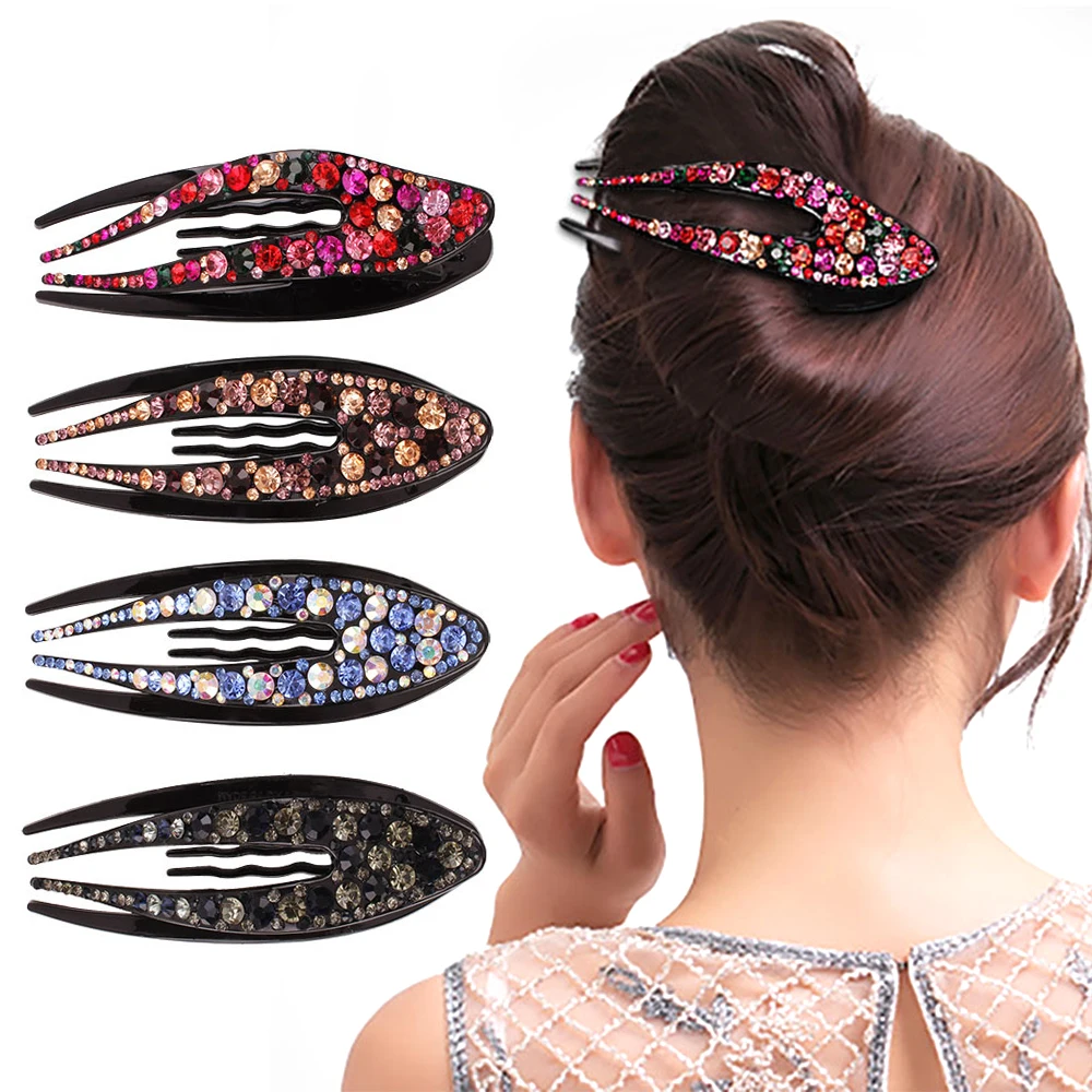 Korean Crystal Duckbill Hair Clip for Women Top Quality Side Clip Rhinestone Girls Hairpin Secret Style Hair Accessories women secret intimate daydream 30