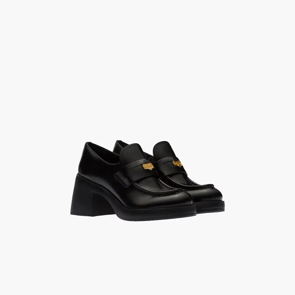 

Women Shoes Leather Penny Loafers Black Coin Oeing 8882304122127