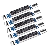 8 Digit 7 Segment Module MAX7219 8 Bit Digital Segment Tube LED Display Module for Arduino MCU/51/AVR/STM32/Raspberry Pi 4 Model 1