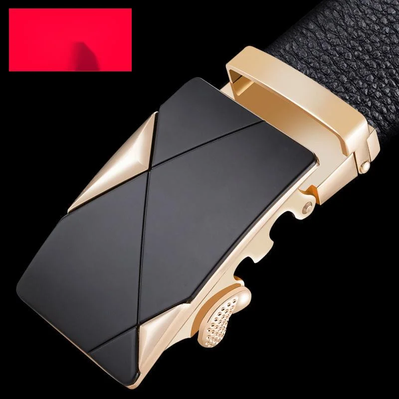 New Belt Men's Belt Alloy Automatic Buckle Leather Belt Versatile Casual Middle-aged and Elderly Pants Belt_voghion.com