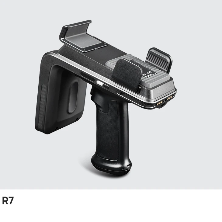 RUGLINE UHF RFID 슬레드 리더기(블루투스 및 안드로이드 운영 체..