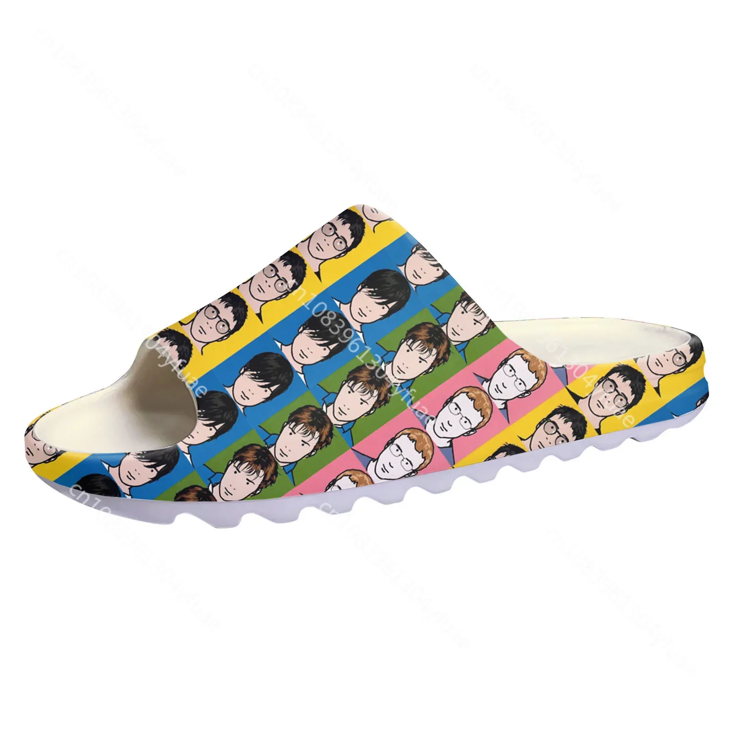B-Blurs Rock Band Soft Sole Sllipers Men Women Teenager B-Band High Quality Home Clogs Water Shoes On Shit Customize Sandals
