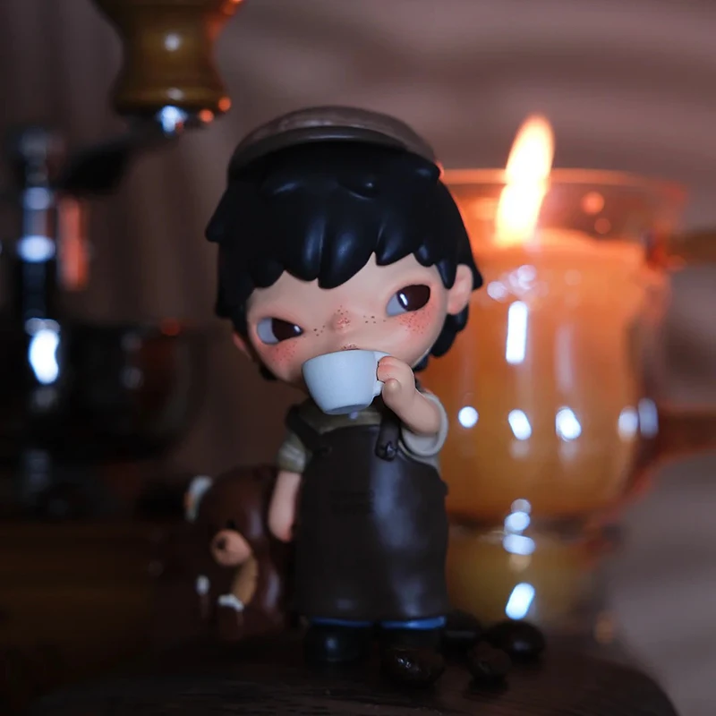 Authentic POPMART Hirono Coffee Series figurines blind boxes