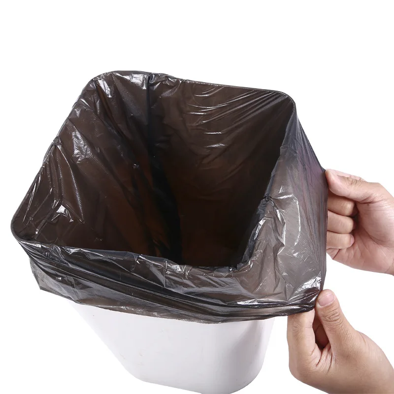 Household Pet Waste Bags 100Pcs 45*50cm Black Thickening Biodegradable Kitchen Living Room Storage Disposable Plastic Trash Bags trash bags disposable trash bags garbage bags