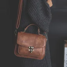

Original Retro Women's Messenger Bag Leather Flip Metal Lock Luxury Brand Design Handbag British Fashion Versatile Shoulder Bag