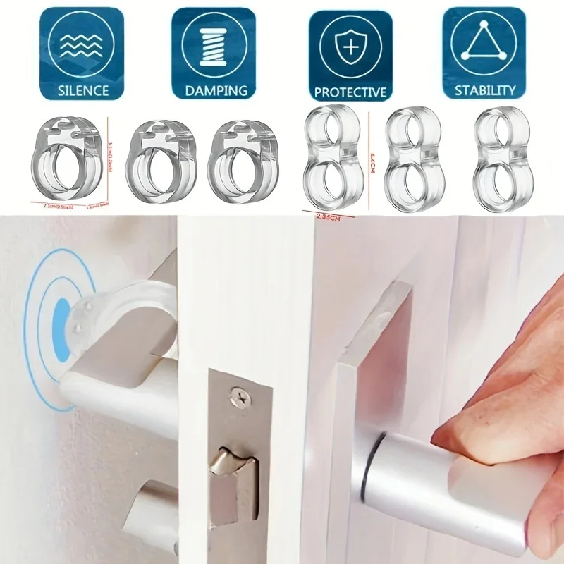 Door Stoppper Pad Floor Door Stop Impact Baby Handle Silicone Protections Wall Doorstop