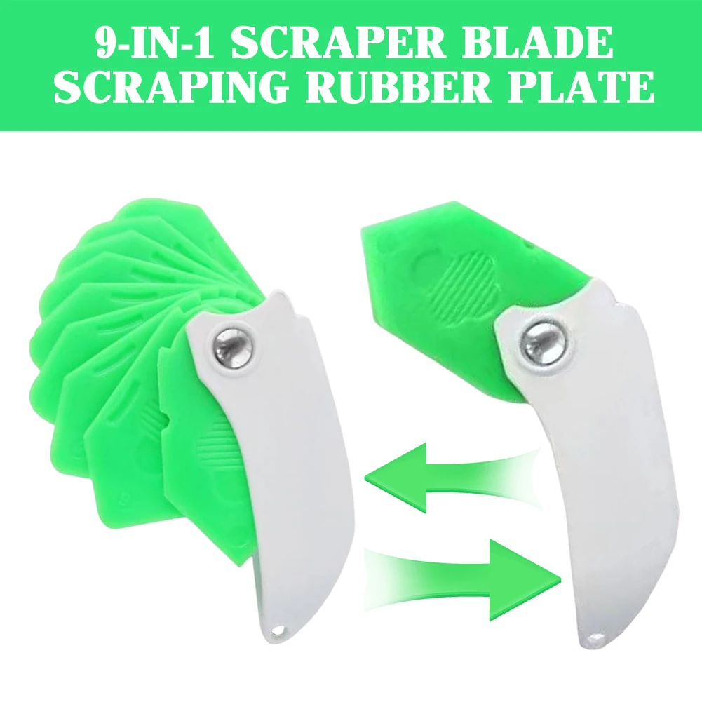 9 In 1 Caulking Spatula Folding Silicone Beauty Seam Tool for Household Sealants,caulking finisher tool