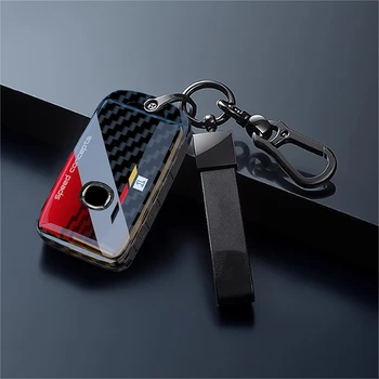Key Fob Cover ABS Key Case Holder for Mazda CX-5 CX-30 CX-50 CX70 CX90 Mazda3 6 CX-9 MX-5 Miata 3/4 Button Car Key 1