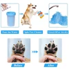 1Pc Pet Plastic Foot Wash Cup S L XL Large size silicone brush Dog cat clean foot mud removable cleaning Foot 6