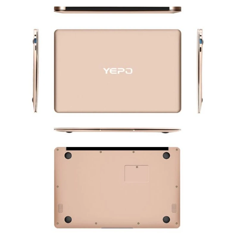 New 13.3 Inch 64bit Yepo Laptop Windows 10 6GB DDR 64GB eMMC FHD IPS Display 1920 x 1080 IPS Mini HDMI 2x USB 3.0 5