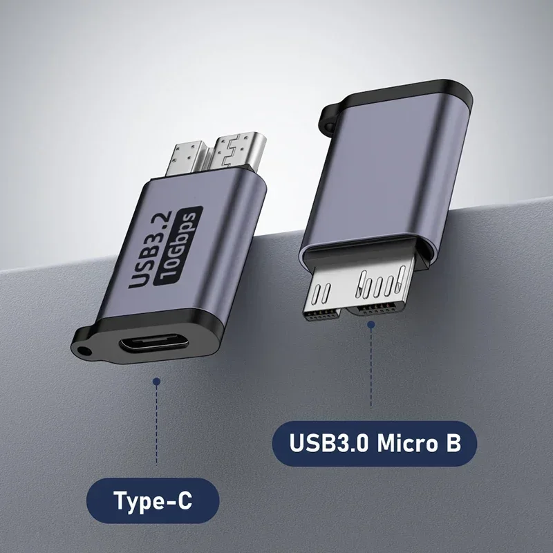 USB 3.0 Micro B to Type C Female Adapter