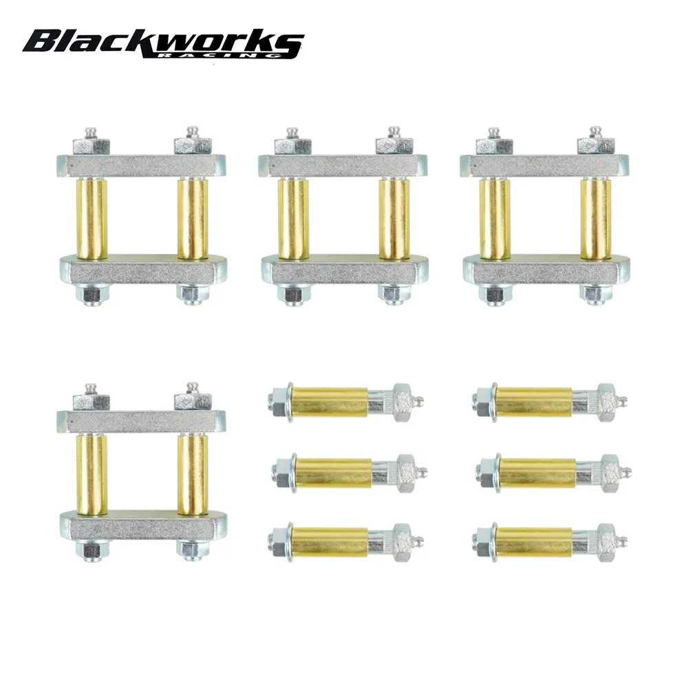 

Heavy Duty Shackle Suspension Kit For CRE3000 Stock and Equaflex 2.25" Shackles Tandem Axle Truck Trailers For MORryde UO12-016