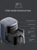 Bear 5L Air Fryer Visual Large Capacity Electric Oven Deep Frying Pan Multi-Function All-in-One Machine Flip-Free Surface 3