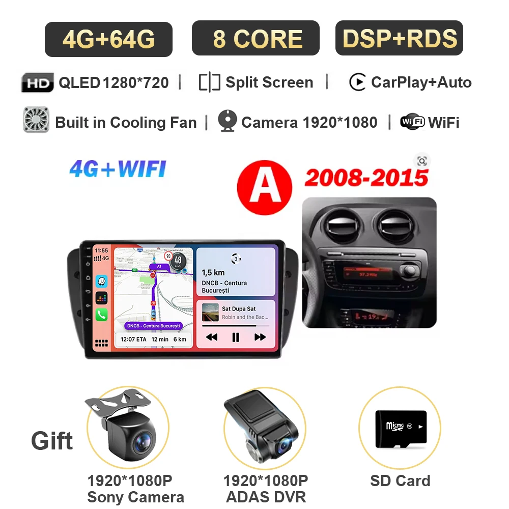 4G-64G CAM DVR