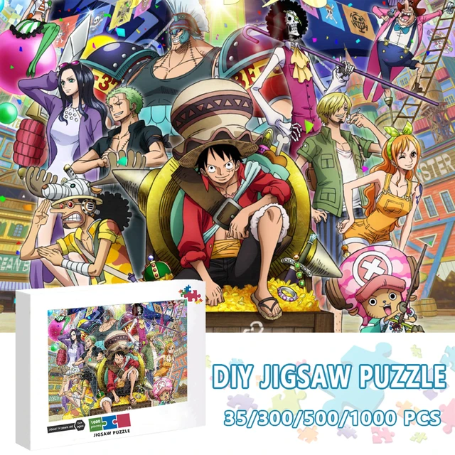 One Piece Jigsaw Puzzle Japanese Anime Character Luffy Puzzles