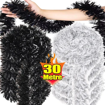 2/30M Halloween & Christmas Tinsel Garland 1