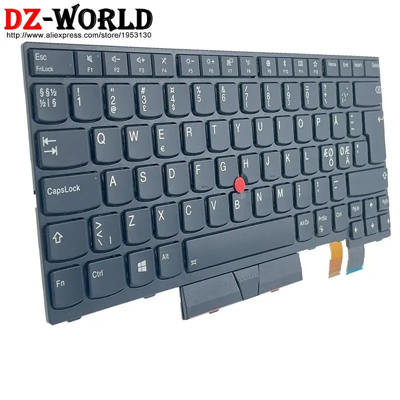 Ndc be it bg no se tr nl Teclado Backlight para Lenovo Thinkpad T470 T480 A475 A485 Laptop Turco Brasileiro Dinamarquês br uk dk - Imagem 3