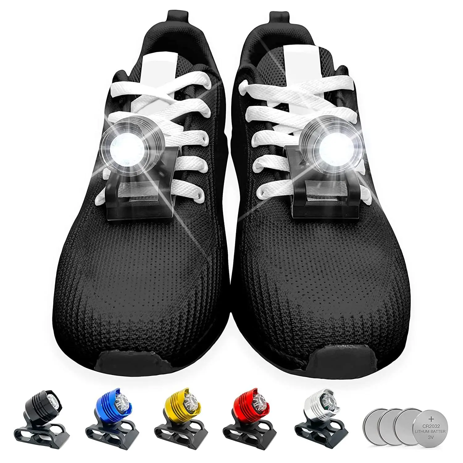 Camping Shoe Headlights for Crocs Waterproof Glowing in the Dark LED