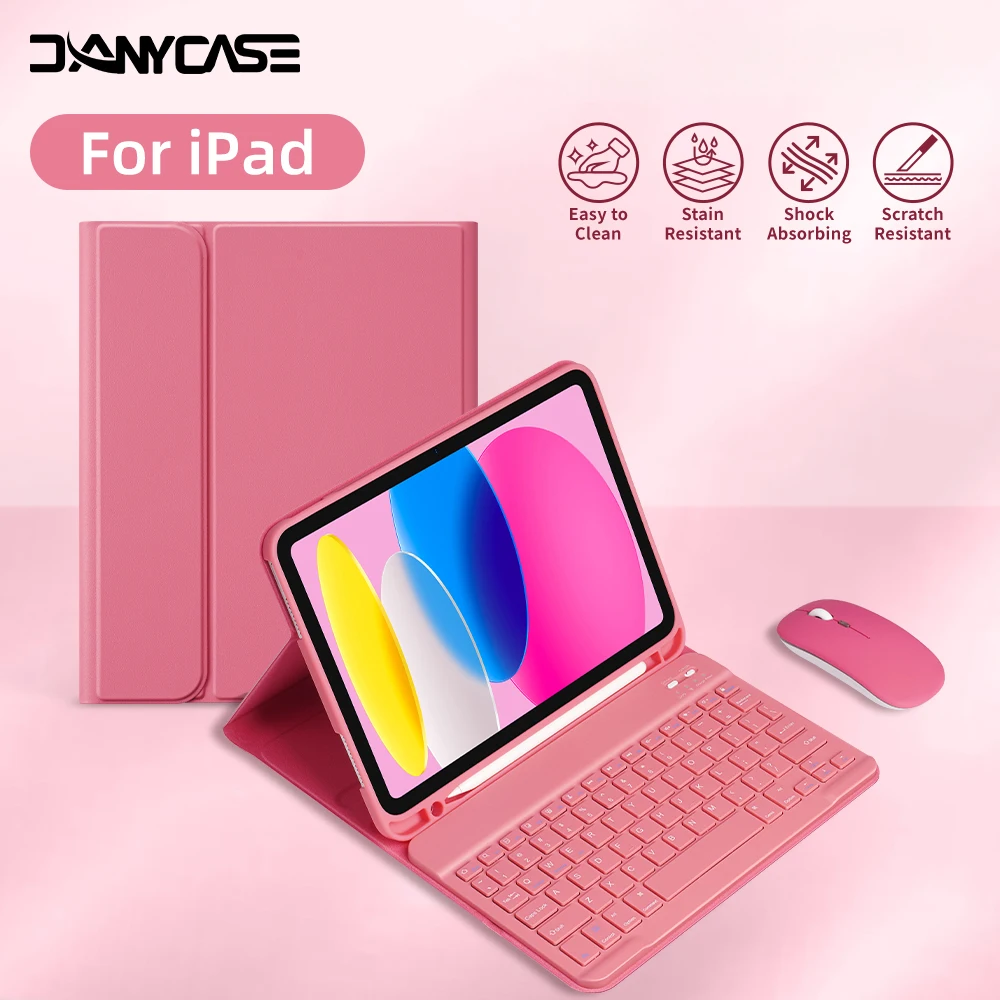 iPad Keyboard Case with Pen Holder