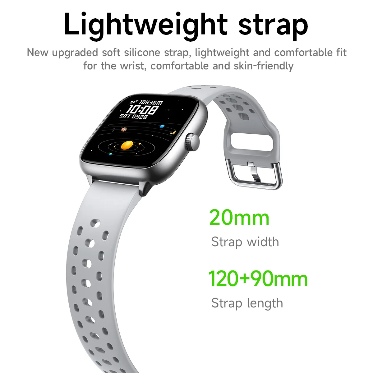 HOCO Y36 Touch Screen TFT da 1,72 pollici Versione chiamata Smart Watch Frequenza cardiaca Sonno Ossigeno Monitoraggio sportivo Smartwatch IP67 Impermeabile - immagine 3