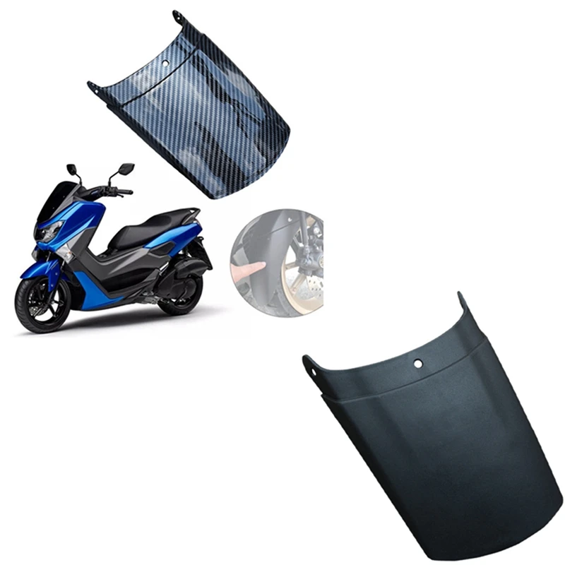 

2X For Yamaha NMAX155 Motorcycle Front Fender Mudguard Extension Splash Guard ABS Mudflap Black & Carbon Fiber Mudflap