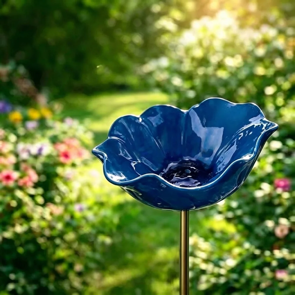 Metal Flower Garden Stake 9