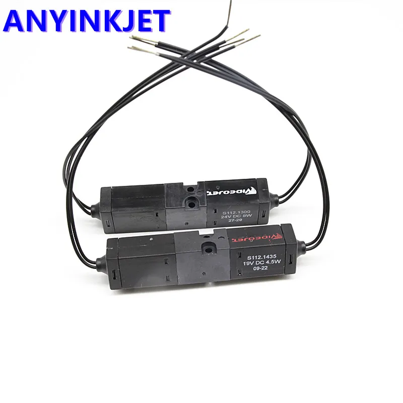 

original new Videojet 1000 printhead valve pair 19V 24v for Videojet VJ1210 1220 1510 1520 1610 inkjet coding printer