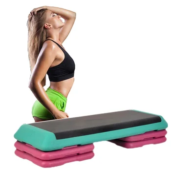Pedale per esercizi fitness Passo pedale aerobico Passo regolabile Yoga Passo aerobico Tavola aerobica Piattaforma da banco 2025