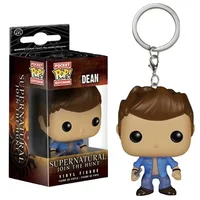 Supernatural 2024 New Character Castiel with Wing Sam KEYCHAIN Toy Dean Vinyl Figure Collection Pocket Key Chain Toys 2