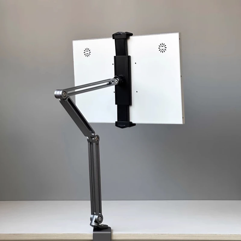 Alumínio Dobrável Vesa Desk Stand Suporte do Monitor Portátil Gaming Live Streaming 13.3 15.6 17.3 - Imagem 2