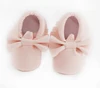 Bowknot Leather Baby Shoes Newborn Boy Girl Shoes Multicolor Toddler Red Soft Sole Anti-slip First Walkers Infant Newborn Moccas 6