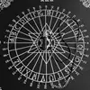 30*30CM Tarot Cloth Altar Cloth Tarot Table Cloth For Reading Black Pendulum Table Spirit Divination Props Pendulum Tool 5