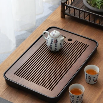 Portable Bamboo Kung Fu Tea Tray 1