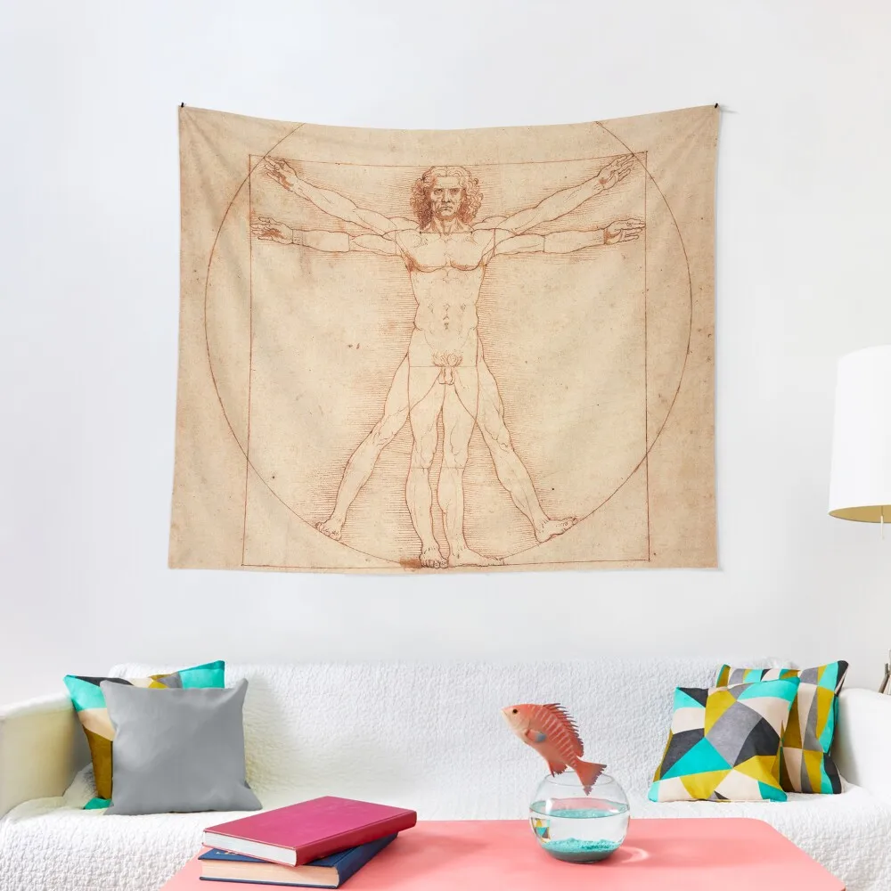 

Vitruvian Man by Leonardo Da Vinci (1490) Tapestry Room Decor For Girls Bedroom Decor Outdoor Decor Bedroom Decorations Tapestry