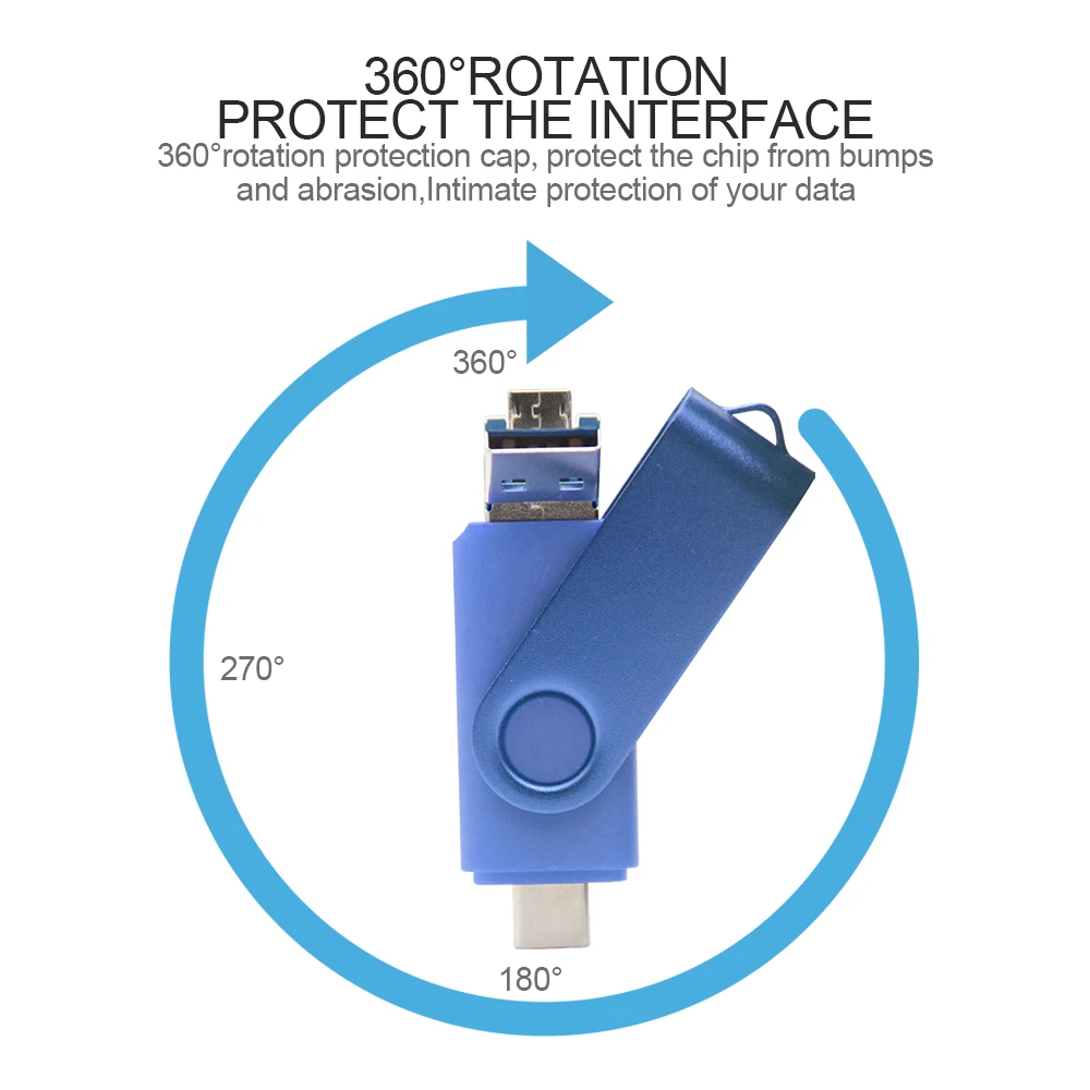 New 3 IN 1 256GB OTG USB 3.0 flash drive Metal Custom Pen Drive Gifts 4Corporate Gift Supply Malaysia | Premium Gifts Supplier Malaysia