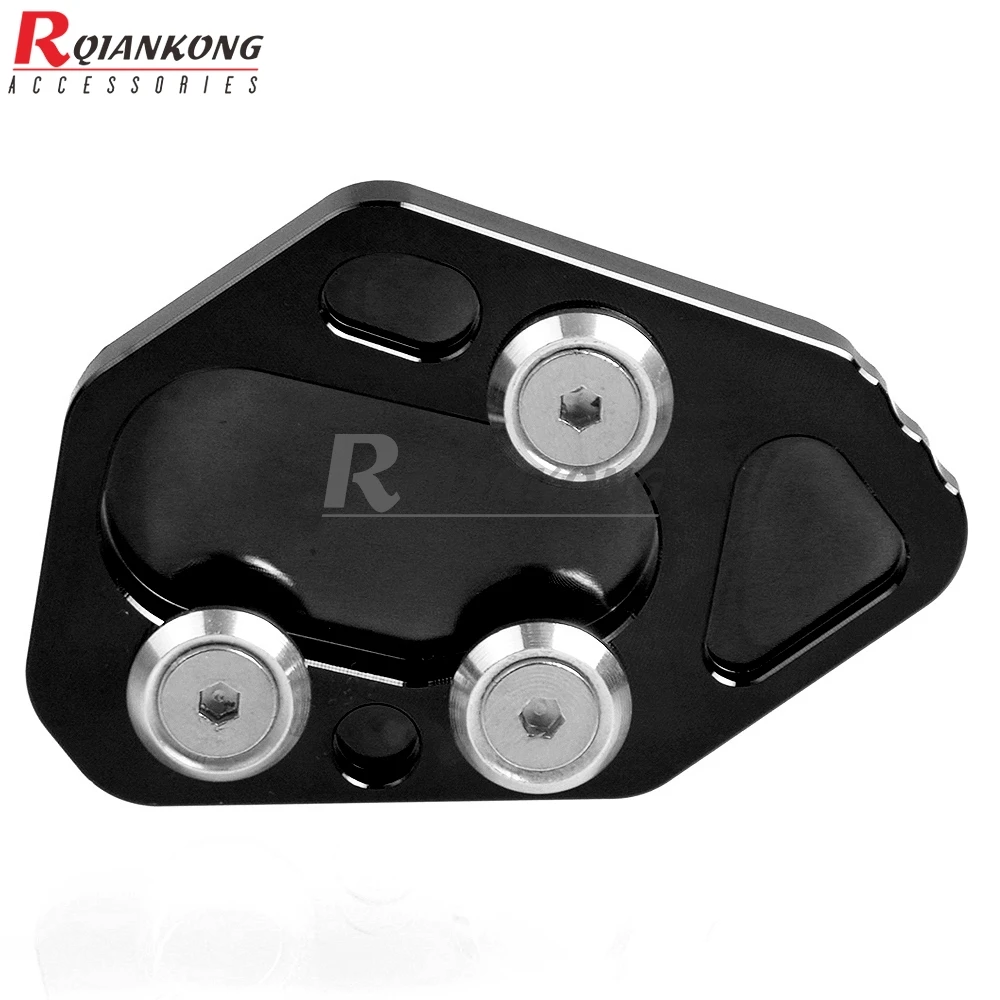 Motorcycle Accessories Side Stand Kickstand Support Enlarge Plate Foot Pads For BMW F800R 2009-2015