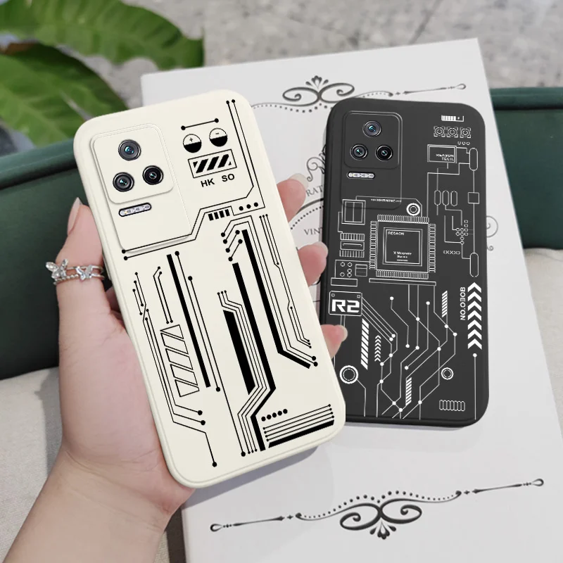 Liquid Silica Protective Phone Case – Electronic Lines Design
