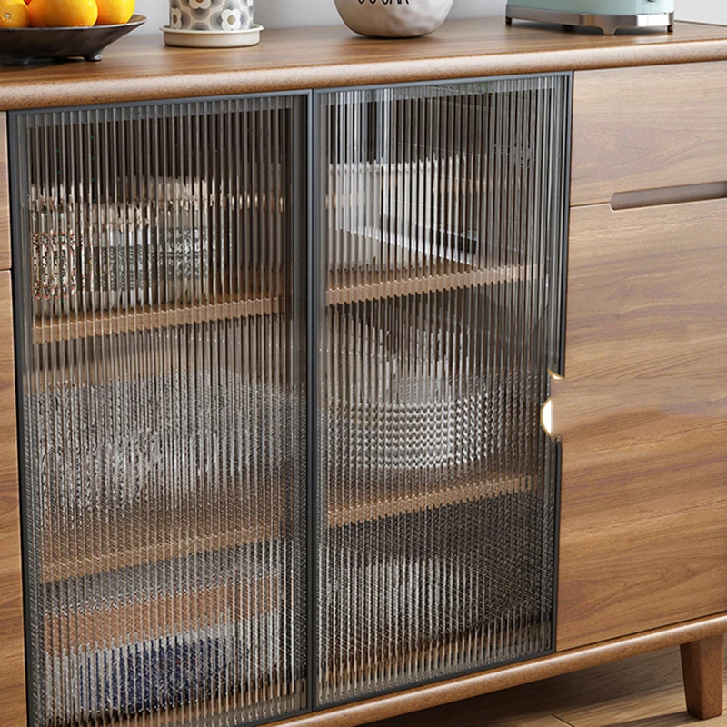 Kitchen Hutch Cabinet Pantry Storage Closet Filing Wood Kitchen Cupboard Space Saving Muebles De Cocina Restaurant Furiture 4