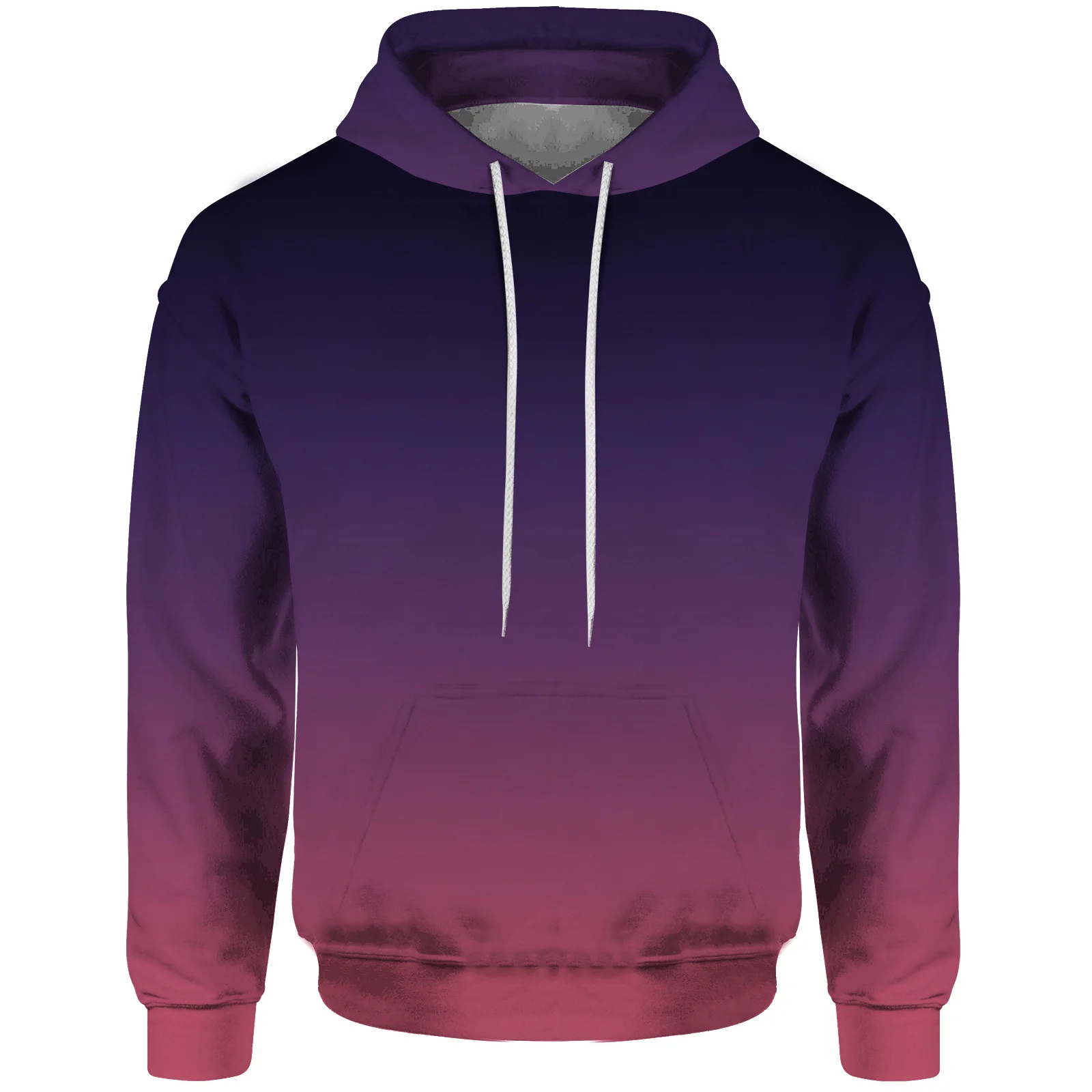3D digital printed men's hooded sweatshirt, comfortable hooded sweatshirt, classic gradient new style, 2025 5