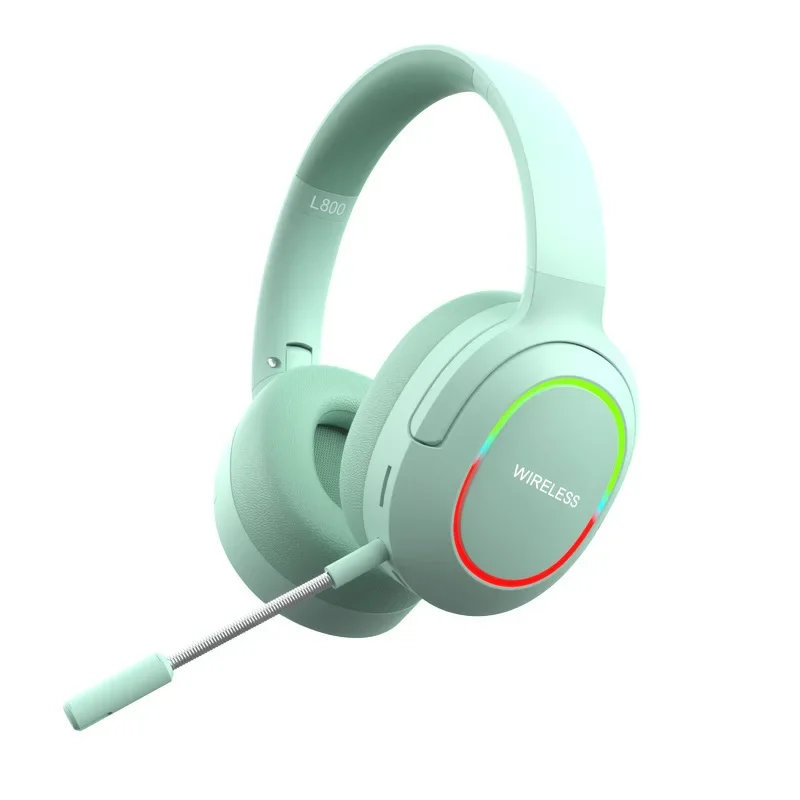 L800 Headsets Gamer Headphones Blutooth Surround Sound Stereo Wireless Earphone USB With Colourful Light PC Laptop Headset