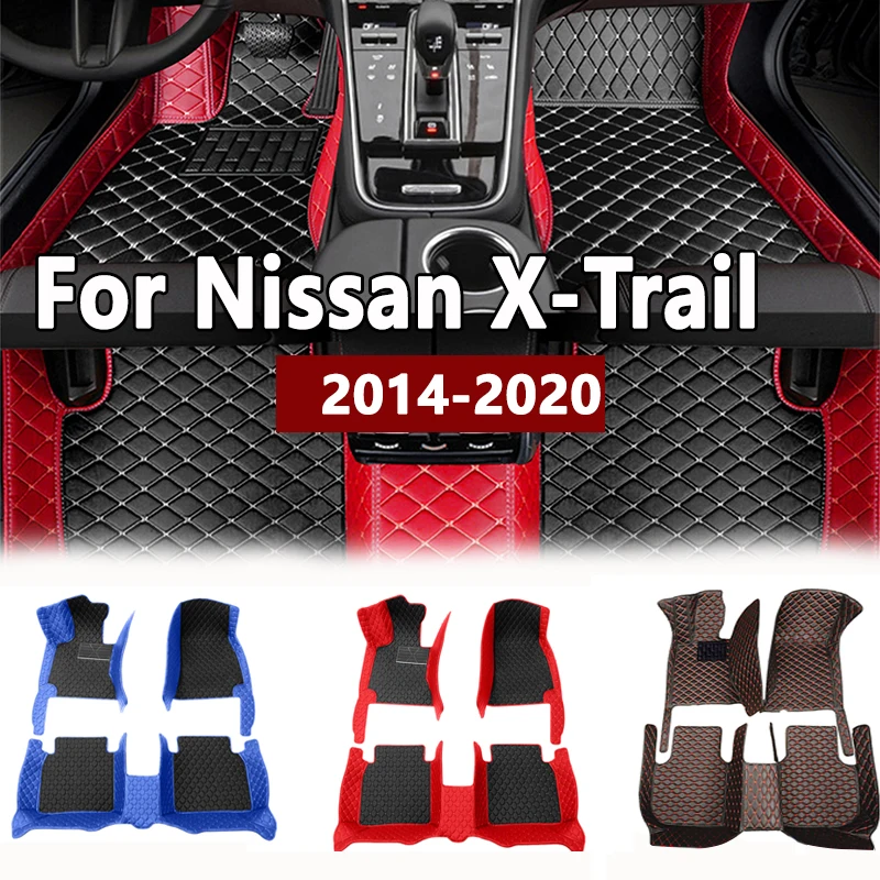 

Автомобильные коврики для Nissan Rogue X-Trail X Trail T32 2014 ~ 2020, коврики, коврики, кожаные коврики, набор автомобильных аксессуаров 2015 2016
