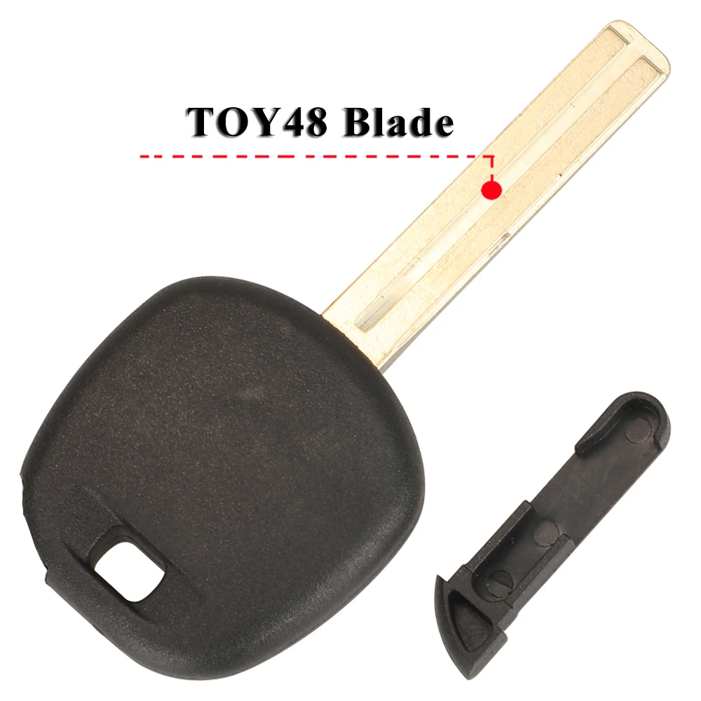 Keyforkess 10 pz/lotto chiave di ricambio per Toyota Toyota Corolla Yaris Avensis Transponder Key Shell TOY48/TOY43 Blade No Chip - S226c8c3a9fa84011905936a46301c098u