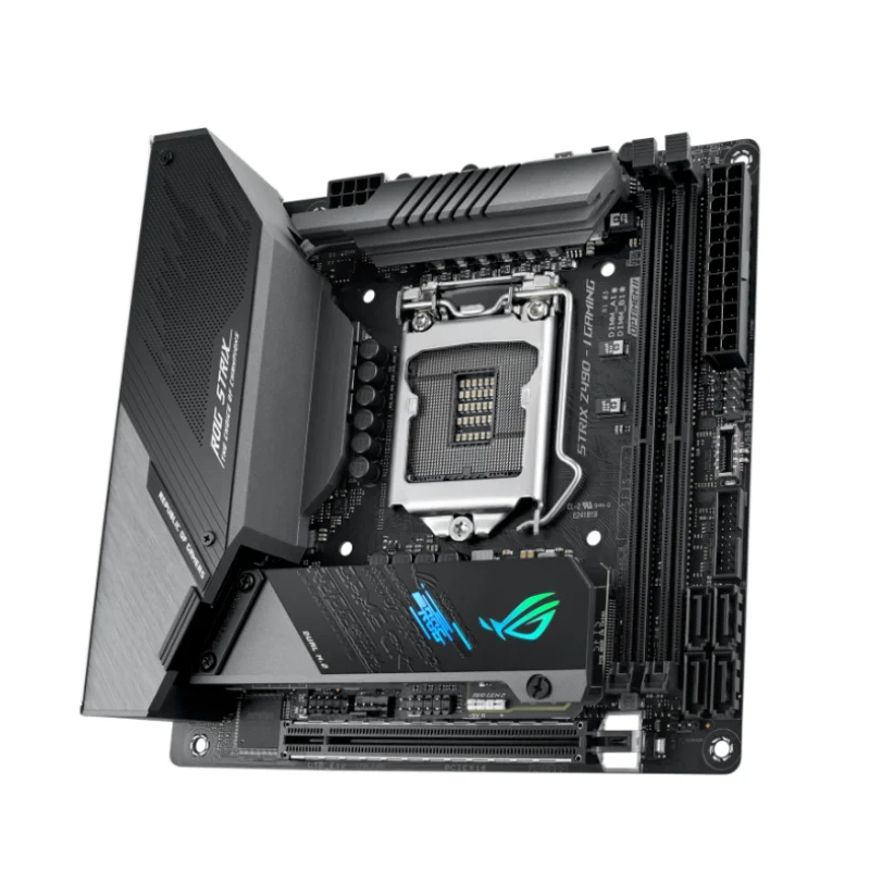 ASUS ROG STRIX Z490-I ̹ , LGA 1200 DDR4 Mini-ITX κ, 100% ׽Ʈ Ϸ,  , 64GB