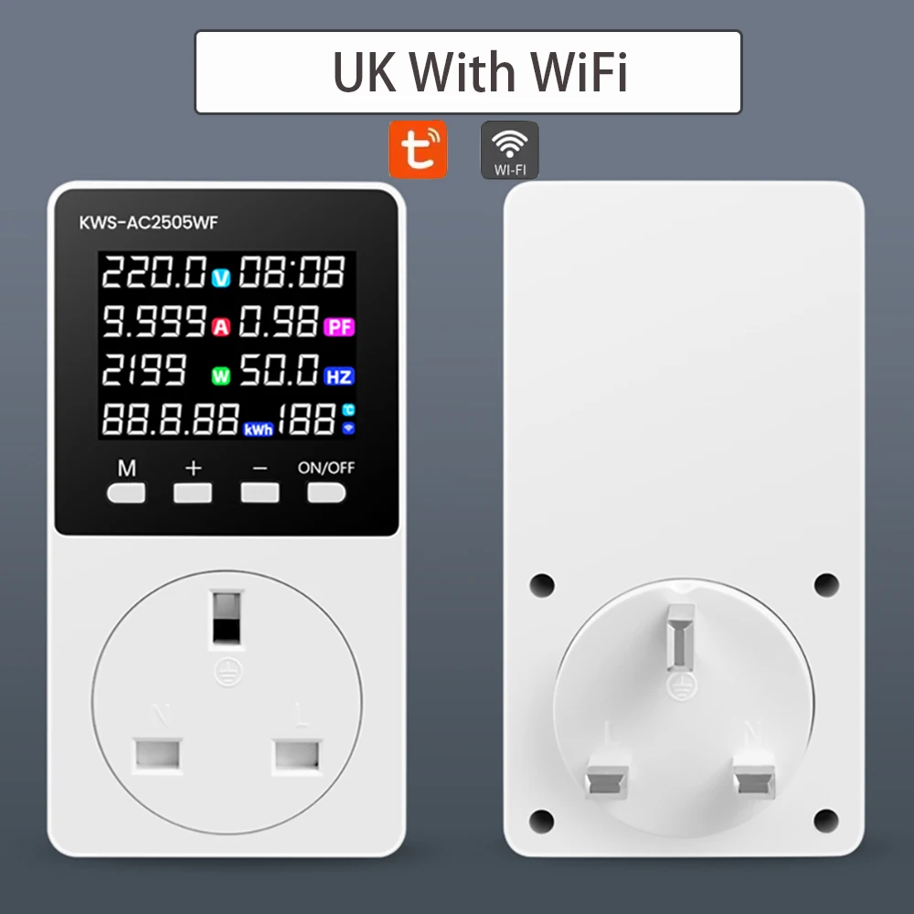 Smart WiFi Plug with Energy Monitoring and Overload Protection