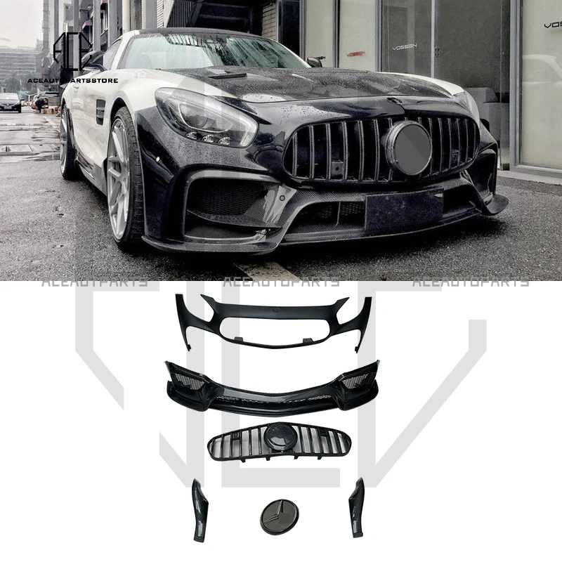 Aggiornamento Ai Kit Mento Labbro Paraurti Anteriore Stile Im-P Per Mercedes Bens Amg Gt Gts